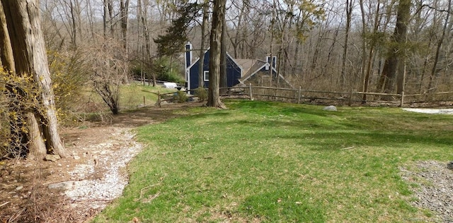 381 Bennetts Farm Rd, Ridgefield, CT 06877 - view of yard featuring a forest view