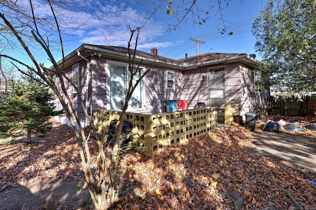 view of rear view of house