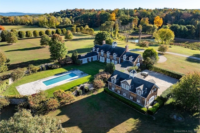 10 N Beaver Dam Rd, Salisbury, CT 06068 - aerial view of property and surrounding area featuring a pool