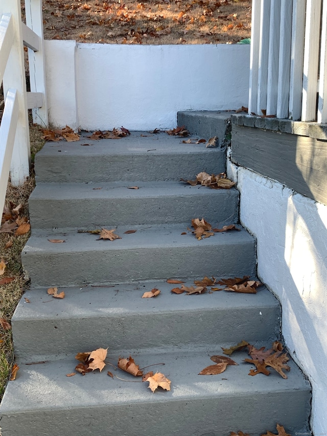 view of staircase