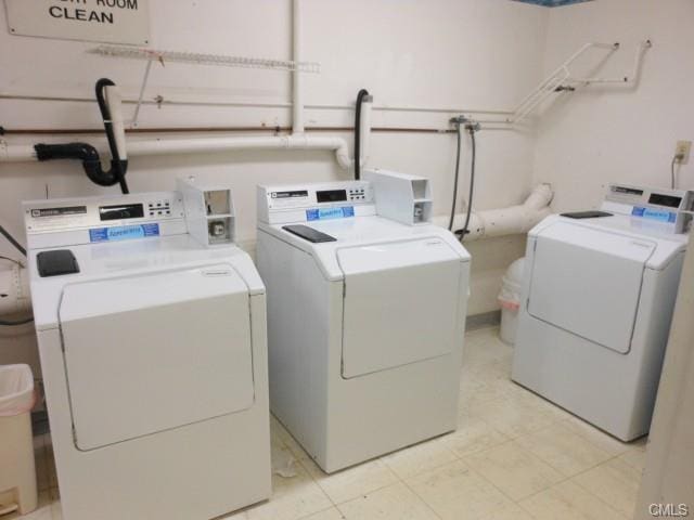 laundry room with washer and dryer