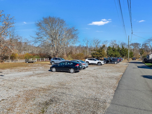 view of parking