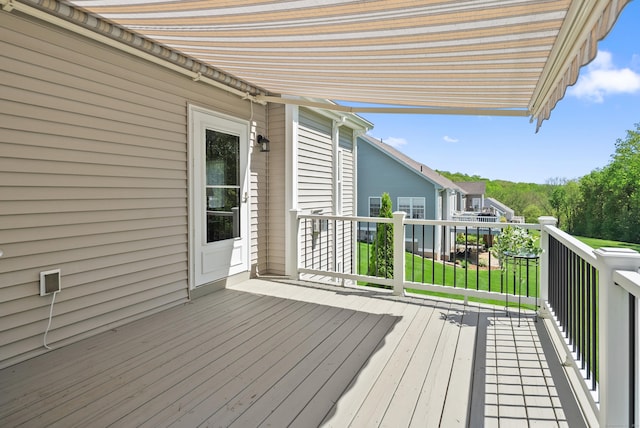 view of deck