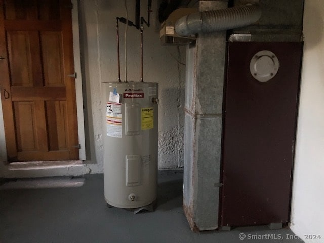 utilities featuring water heater