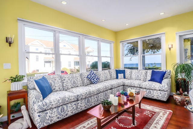 sunroom / solarium featuring a wealth of natural light