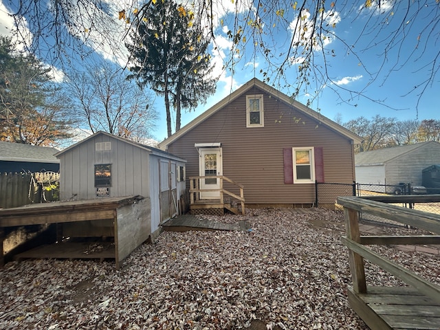 view of back of property