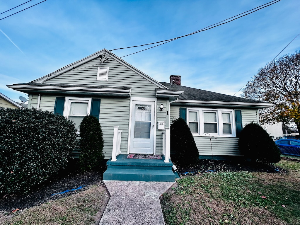 view of bungalow-style home