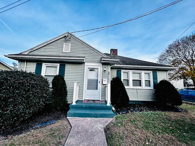 view of bungalow-style home