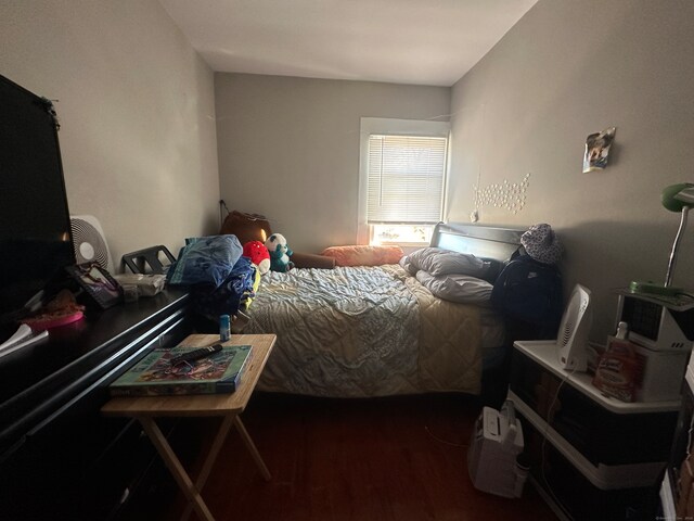 666 Orchard St, New Haven, CT 06511 - bedroom with dark wood-type flooring