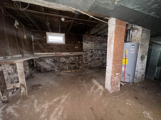 666 Orchard St, New Haven, CT 06511 - basement with gas water heater