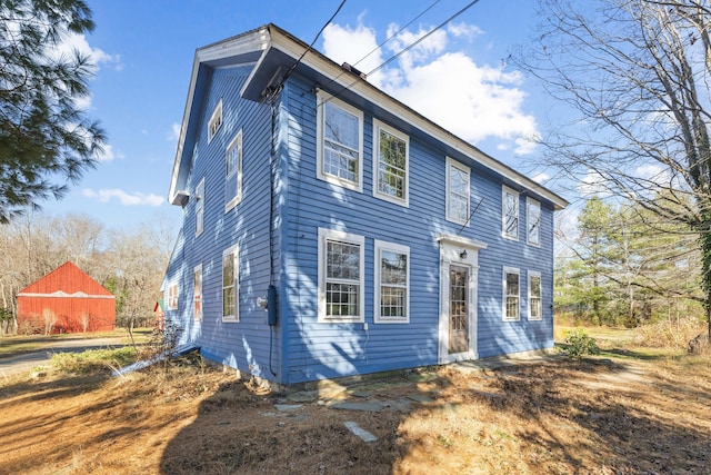 view of colonial home