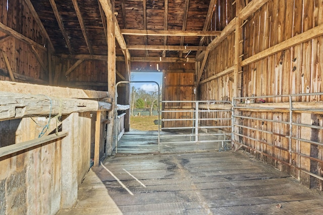 view of stable