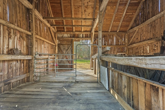 view of stable