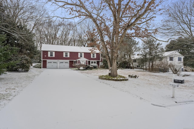 raised ranch with a garage