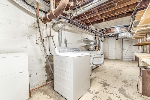 laundry area featuring separate washer and dryer