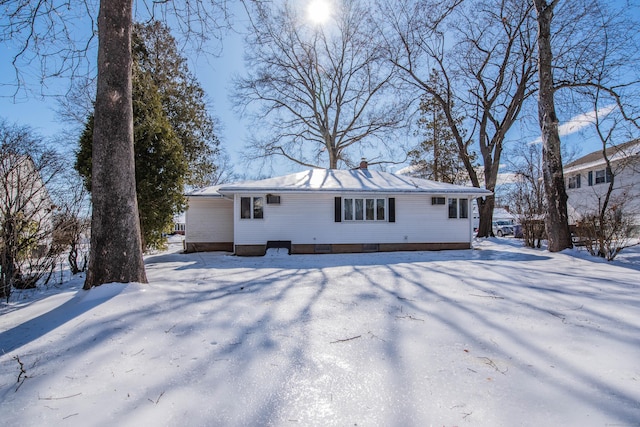 view of front of property