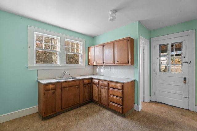 kitchen featuring sink