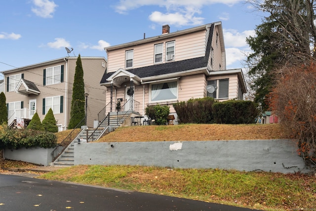 view of front of property