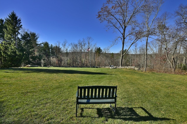 view of home's community featuring a lawn