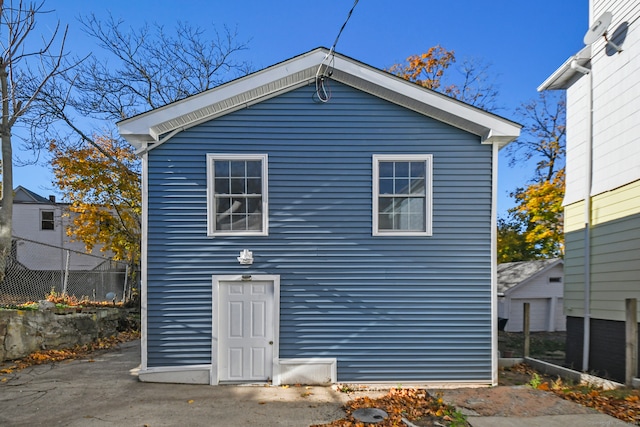 view of back of property