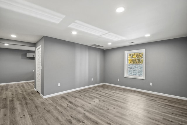 172 Quinnipiac Ave, New Haven, CT 06513 - basement with recessed lighting and wood finished floors