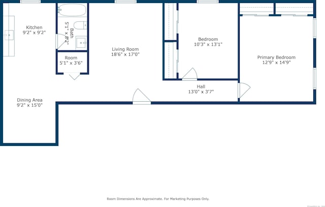 172 Quinnipiac Ave, New Haven, CT 06513 - view of home floor plan