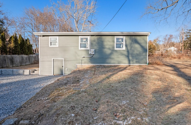 view of rear view of house