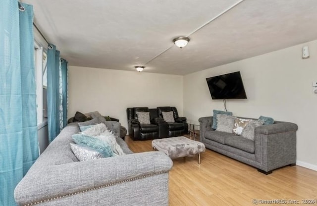 25 Liberty St Unit E, New Haven, CT 06519 - living room with wood finished floors
