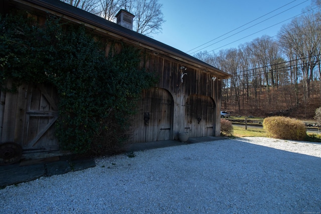 view of outbuilding featuring an outdoor structure