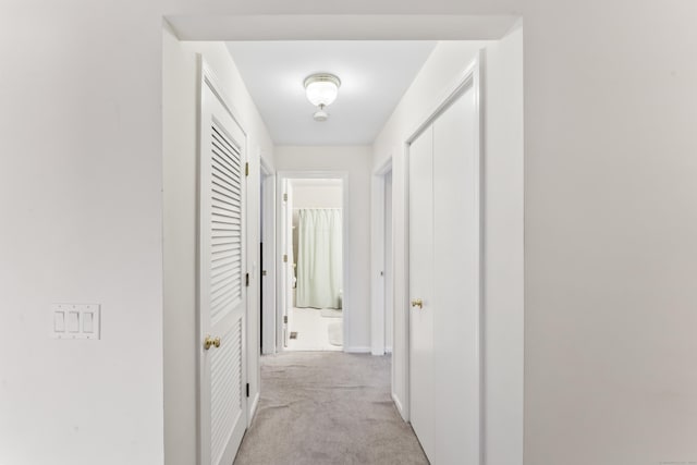 27 Crows Nest Ln Unit 15E, Danbury, CT 06810 - hall with baseboards and light carpet