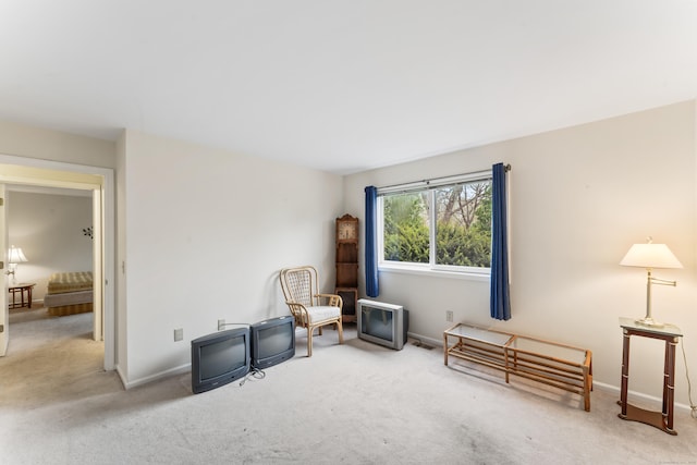 27 Crows Nest Ln Unit 15E, Danbury, CT 06810 - living area featuring carpet flooring and baseboards