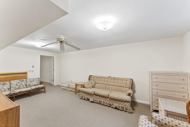 27 Crows Nest Ln Unit 15E, Danbury, CT 06810 - bedroom with baseboards, a ceiling fan, and carpet