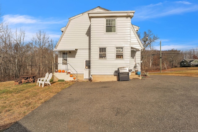 view of back of property