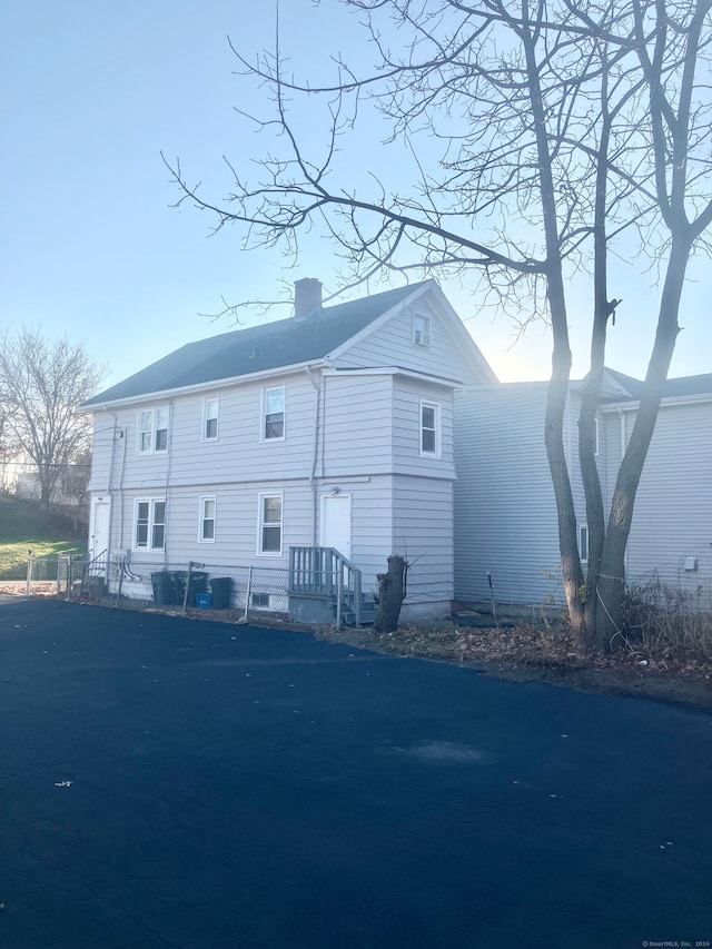 view of back of property