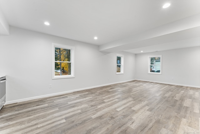 interior space featuring light hardwood / wood-style flooring