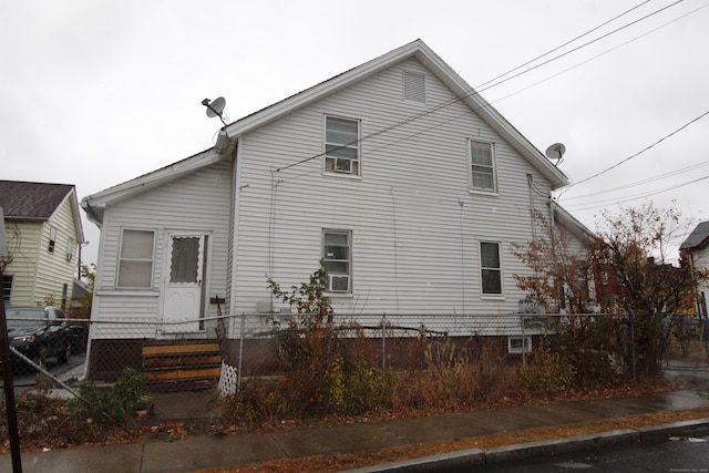 view of rear view of property