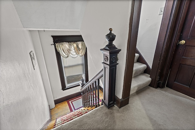 interior space featuring hardwood / wood-style flooring