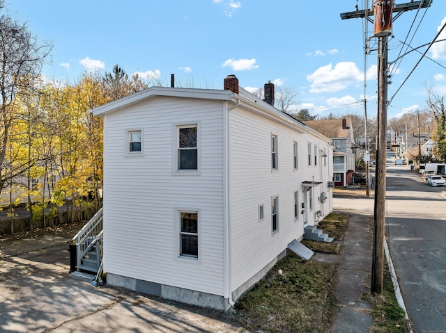 view of side of home