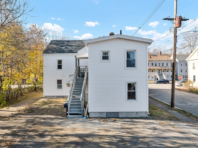 view of back of property