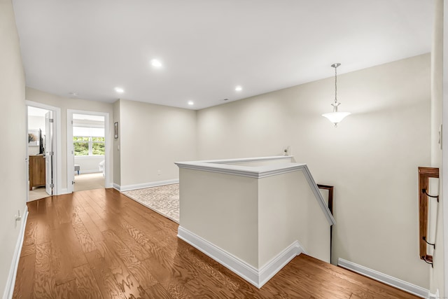 interior space featuring hardwood / wood-style floors