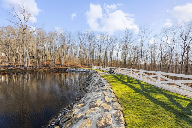 property view of water