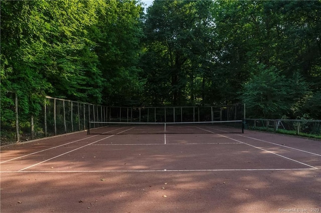 view of sport court