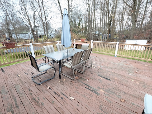 view of deck