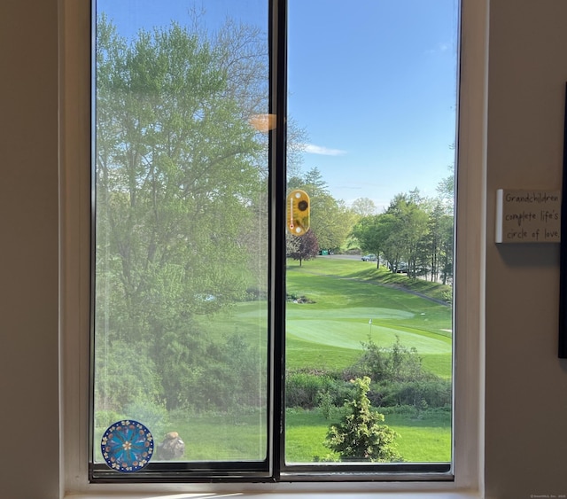 detailed view of golf course view