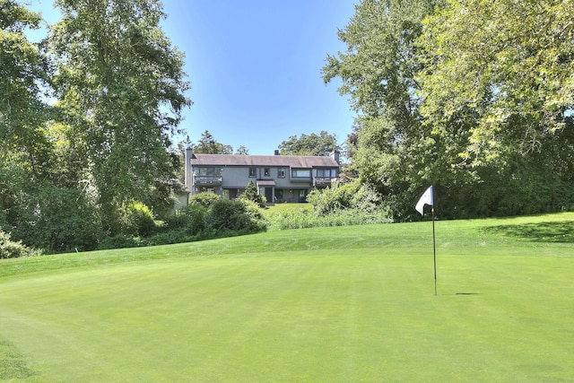 270 Heritage Vlg Unit D, Southbury, CT 06488 - view of property's community with a yard, an area to practice putting, and view of golf course