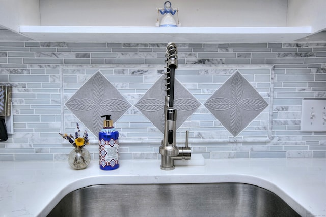 270 Heritage Vlg Unit D, Southbury, CT 06488 - kitchen view of tasteful backsplash