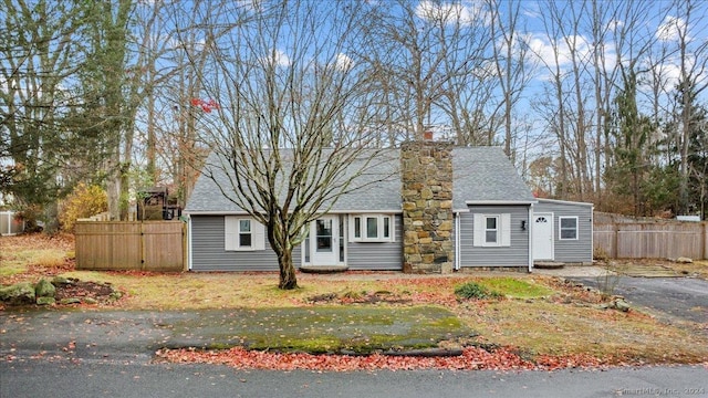 view of front of home