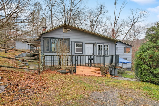 view of back of house