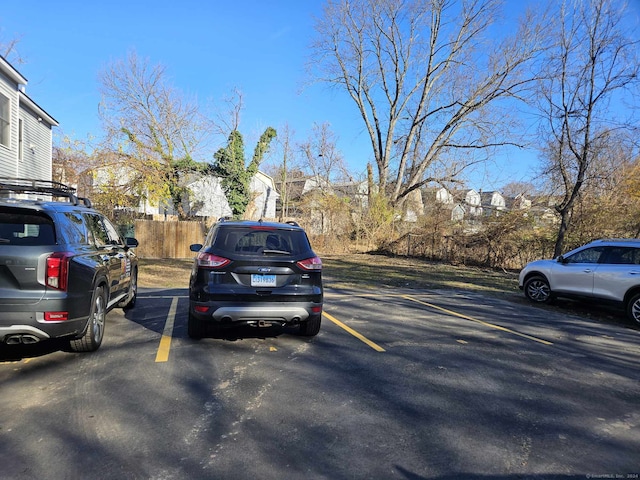 view of car parking