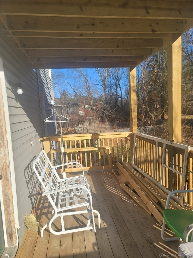 view of deck